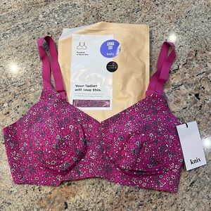 Anna Sui x knix padded v-neck Bra